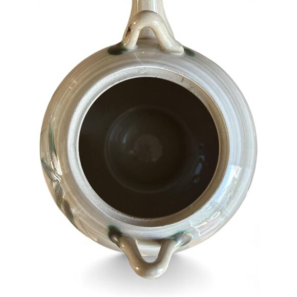 Vintage OMC Japan Bamboo Ceramic Teapot Tea Set With 4 Cups Made In Japan - Picture 4 of 9